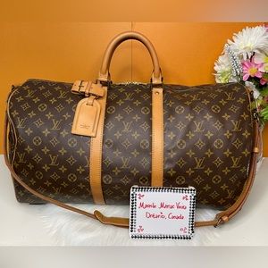 ❌SOLD❌ 🌸KEEPALL BANDOULIERE 55 TRAVEL BAG MONOGRAM